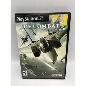 Ace Combat 5 The Unsung War (PS2 PlayStation 2, 2004) Complete w/ Manual CIB